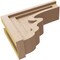 Ekena Millwork 5"W x 15"D x 10"H Classic Highland Rough Cedar Woodgrain TimberThane Corbel, Primed Tan CORUR05X15X10HLDRCPR - alternate 4